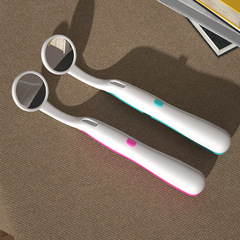 牙醫口腔鏡帶燈LED口鏡家用牙科同款正畸看牙結石防霧檢查工具