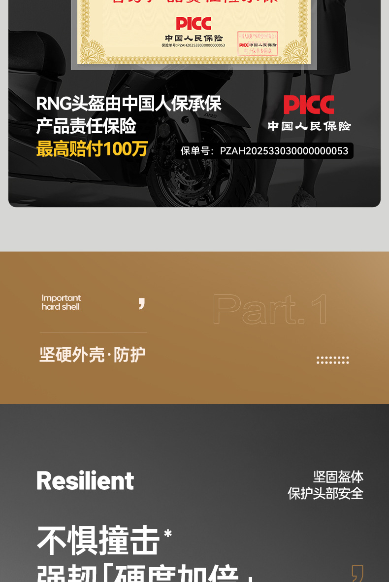 Rng New 3C Certified Motorcycle Helmet with Dual Visors for Riding, Half Helmet for Electric Scooters, Safe for Men and Women