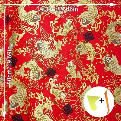 Car roof lining: Seat Car Fabric Car Roof - koi-red