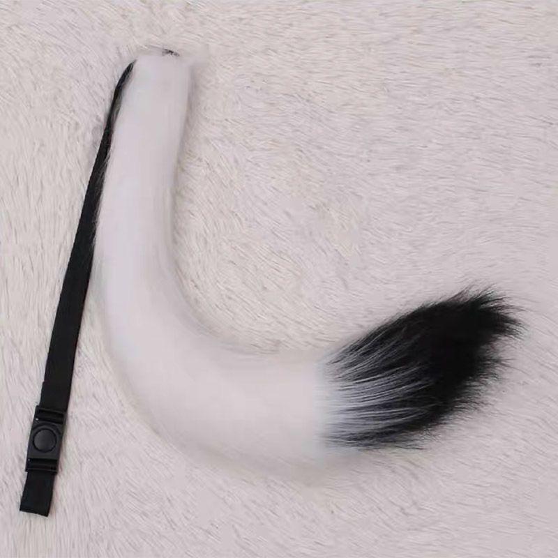 2025 New Cat Tail Suit Cute Fox Japanese Style Handmade Cosplay Cat Girl Accessories Tail Cos Straps