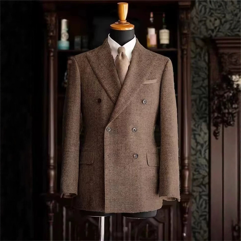 European and American foreign trade wholesale men's suits, business casual jackets, slim-fit suits for young men, wrinkle-free