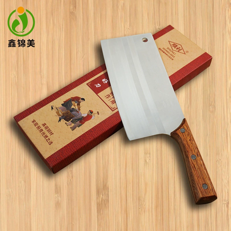 Хунань гладь 9020 наследство кованого ремесла домашняя гостиница кухня 4Cr13 розовая деревянная ручка