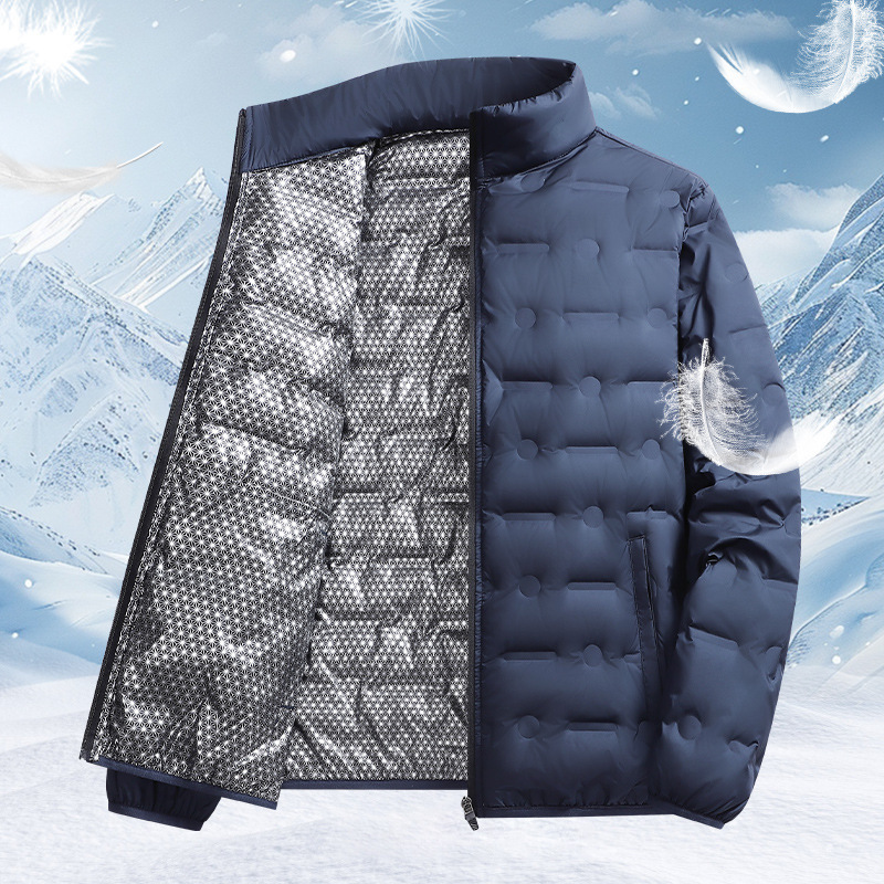 Winter down Jacket Men's Graphene Material Warm Casual Lightweight 90 White Duck down down Jacket Men's Jacket