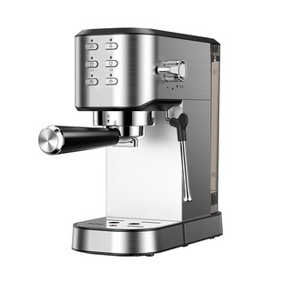 Italian Semi-Automatic Coffee Machine Cappuccino Latte American Style with Milk Frother Stainless Steel Export Export