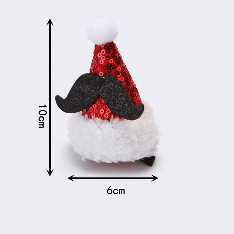 Navidad sombrero de Navidad clip de pelo Navidad decoración de fiestas accesorios adultos regalos para niños al por mayor