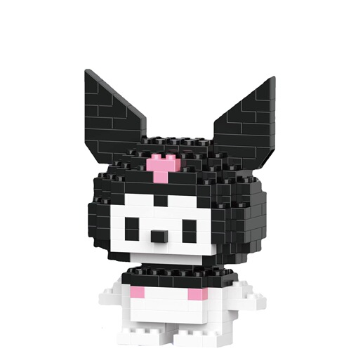 Micro-particle building blocks animal cartoon doll educational assembly toy ornaments compatible with Lego micro-particle gifts