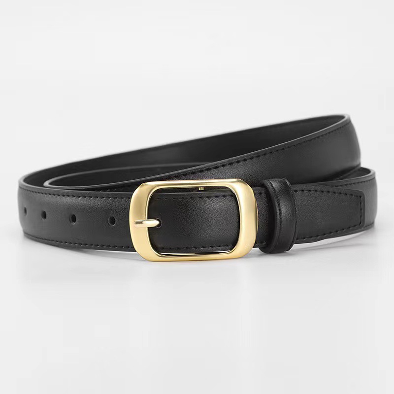 Arco de Triunfo cinturón de las mujeres nuevos pantalones vaqueros con cinturón de cuero genuino de las mujeres de moda todo partido decorativo de las mujeres de piel de vaca