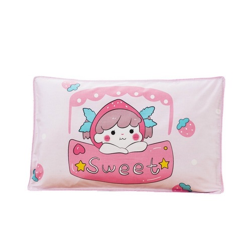 Pure cotton cartoon children's pillowcase, one set of 30×50 cotton pillowcase, single 40x60 single pillowcase cover