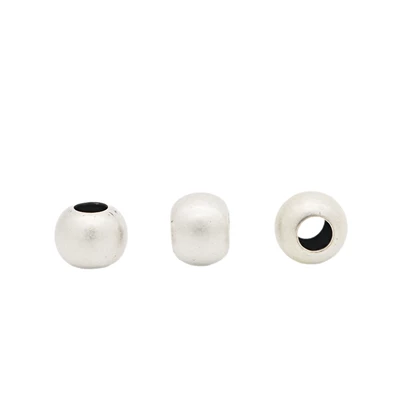 Beads S999 Pure Silver Loose Beads — Zərgərlik ara hissələri