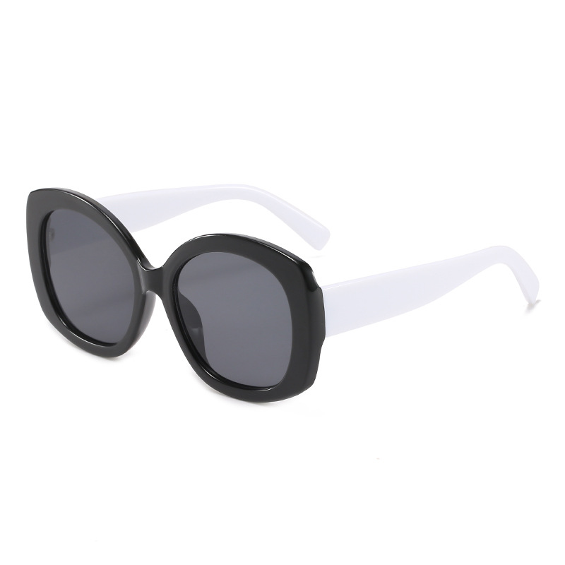 Nuevas gafas de sol retro Xiaoxiang Panda gafas de sol de celebridades de Internet gafas de montura grande al por mayor 3940 protección UV