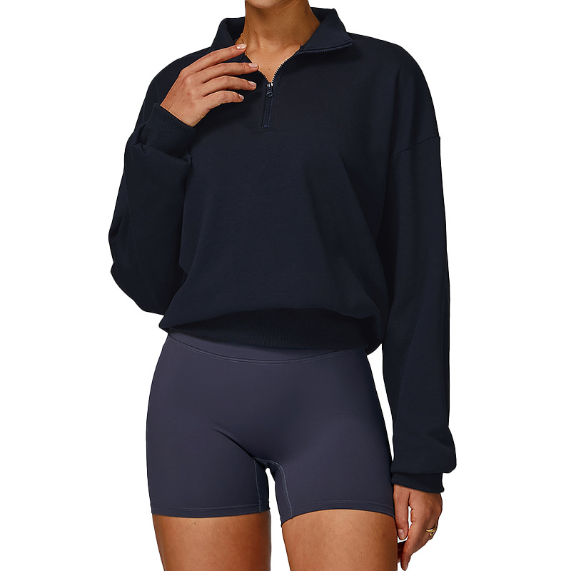 Felpa con cappuccio e zip da donna - Felpa invernale per corsa e fitness - Antivento, traspirante ed elegante per gli sport all'aria aperta_voghion.com