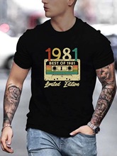 Vintage Pattern Tee Men_s Casual Crew Neck T_yythkg