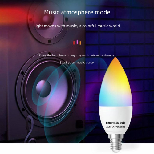 Doodle Smart RGBCW Five-Color Smart Bulb with Amazon Alexa and Google Voice Control - Factory Store
