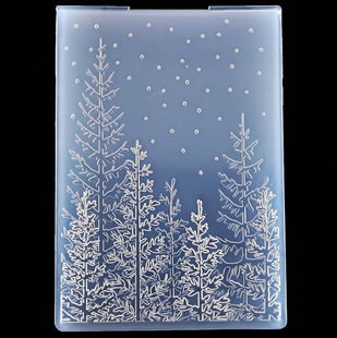 3D Plastic Embossing Mold Texture Clip Christmas Embossing Template Embossing Board Embossing Printing Clip Journal Tool