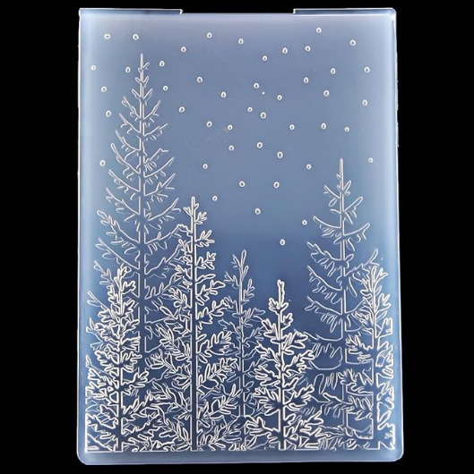 3D プラスチック凹凸エンボス加工テクスチャクリップクリスマス凹凸テンプレートエンボス加工プレートエンボス印刷クリップハンドブックツール|undefined