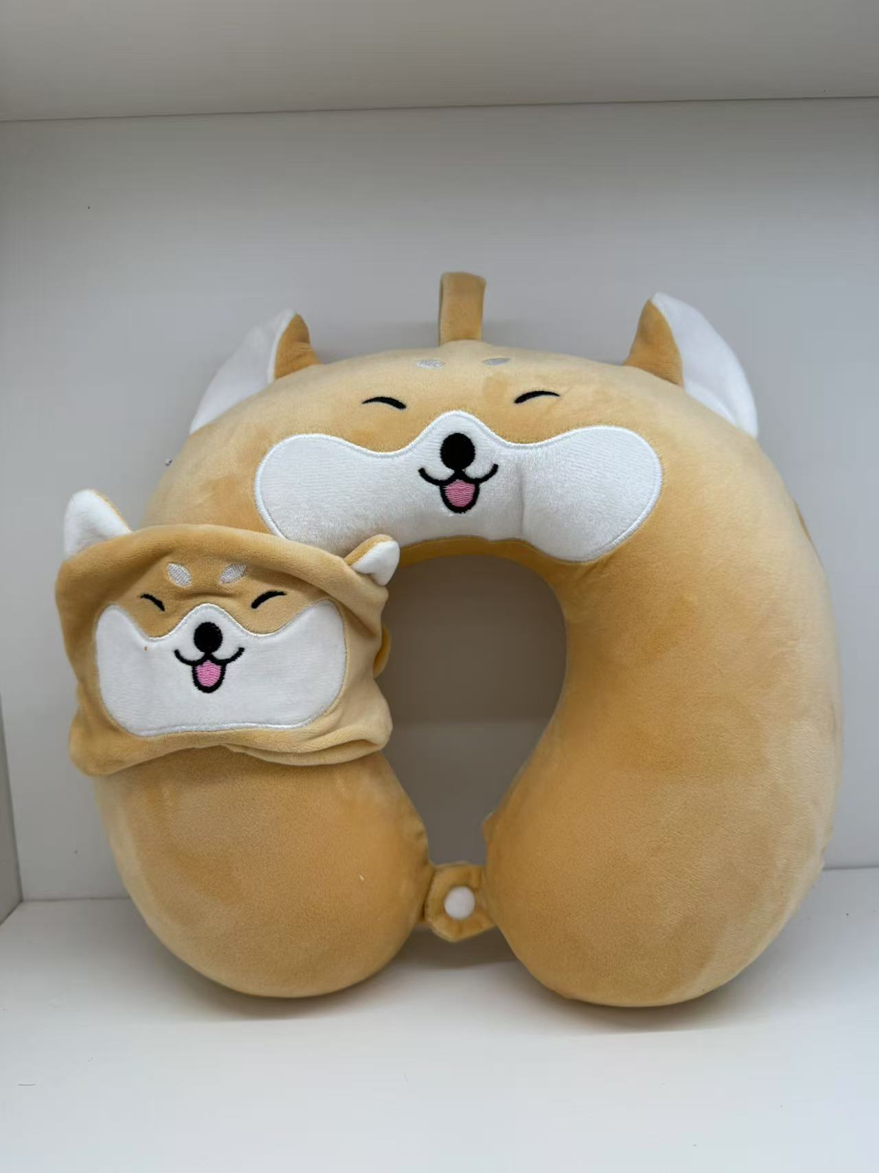 Stützendes Nackenstützkissen aus Memory-Schaum für Flugzeug, Studenten und Reisen – U-förmig_voghion.com