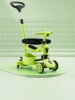 Forest green+push rod universal wheel+fence