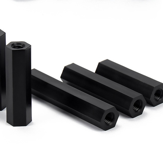 M3x12 HTP-312 六角内螺纹间隔柱 双通内螺纹隔离柱 尼龙六角螺柱