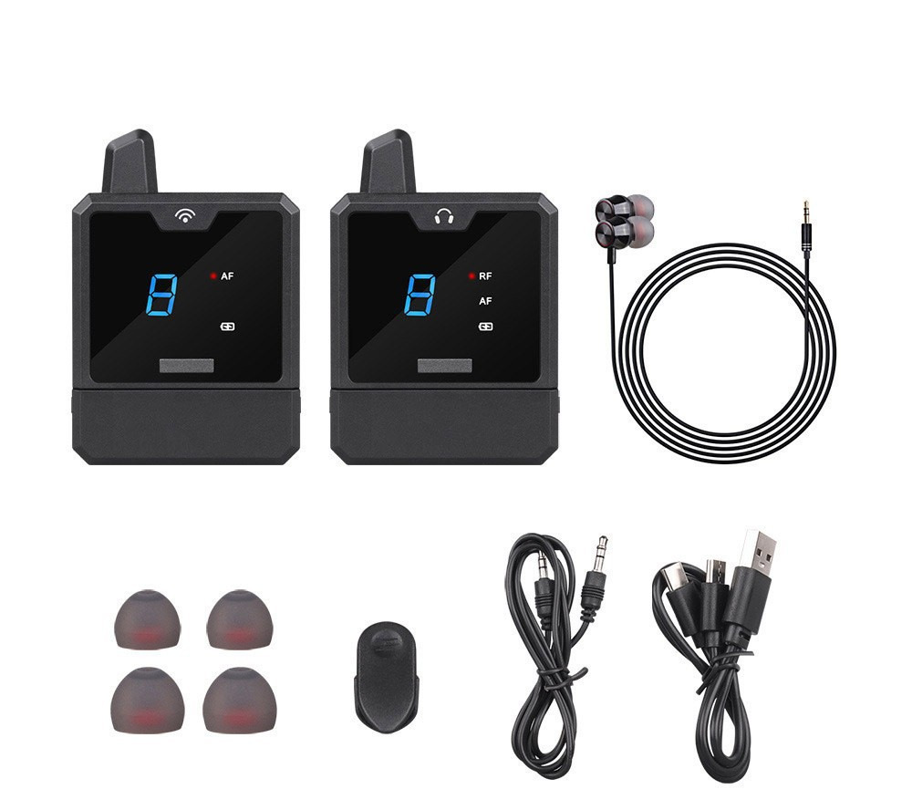 Sistema de Monitoreo Inalámbrico de Bodypack UHF con Reducción de Ruido para Escenario image 6