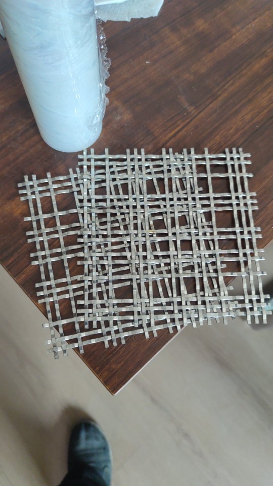 售楼部金属网背景装饰屏风不锈钢金属丝网状隔断屏风