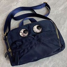 anya安雅男女通用防水尼龙搞怪大眼睛可爱休闲单肩斜挎包相机包