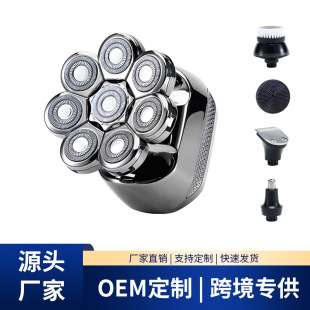 Bald head artifact eight head shaving head special self-shaving men's electric bald hair clipper razor wholesale generation
