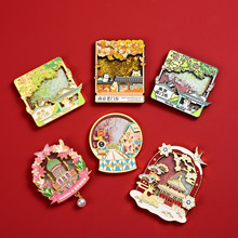 广州文创意醒狮金属磁吸冰箱贴特色城市记忆高颜值旅游纪念品礼物