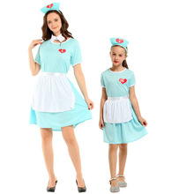 兒童表演獸醫服裝親子裝醫生護士扮演服cosplay職業角色扮演服裝