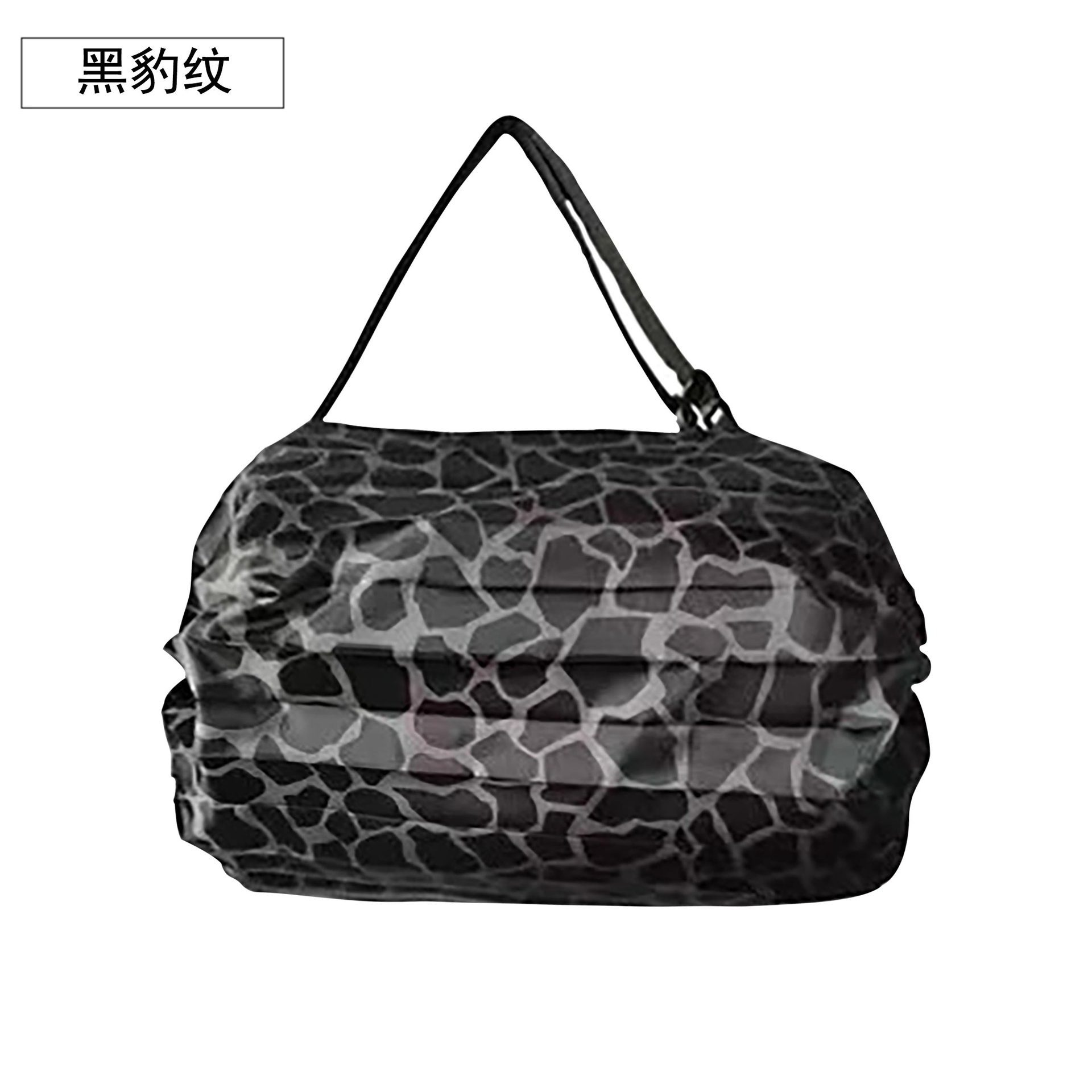 Comercio exterior al por mayor japonés plegable bolsa de compras de órgano grande engrosada supermercado Portátil Bolsa de compras portátil de almacenamiento LOGO