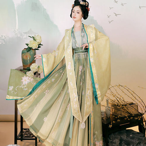Red Yellow Women Chinese Hanfu Han Tang Ming song dynasty Traditional Classical Dance Photos Shooting Dance  Fairy Dresses Queen Princess Film cosplay Ru Skirts for Female