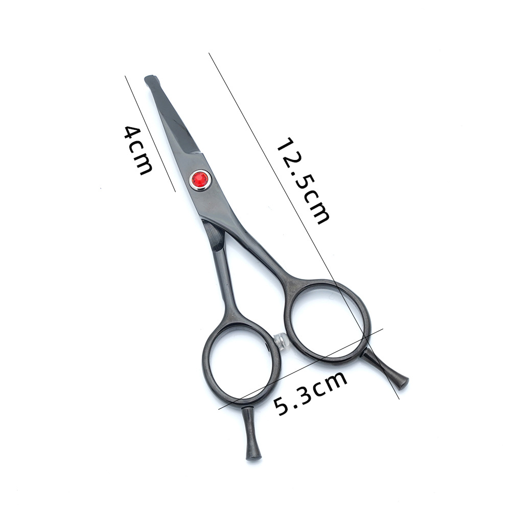 Tijeras transfronterizas para mascotas, juego de herramientas de belleza, tijeras de corte de pies profesionales de 4.5 pulgadas, tijeras de corte de pelo para mascotas