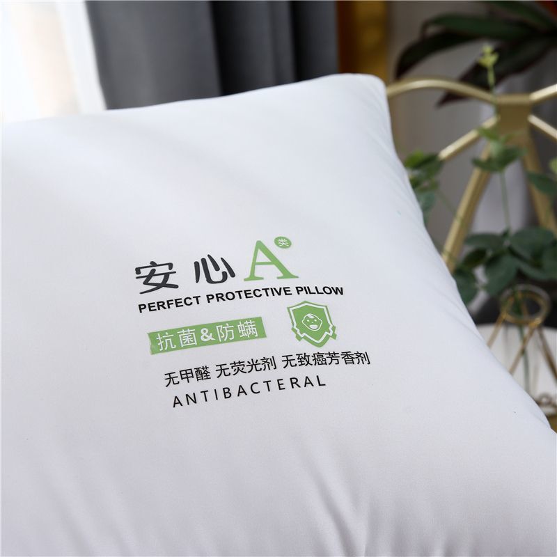 Una almohada mayorista para adultos, almohada para estudiantes individuales para hombres y mujeres, doble para hotel de cinco estrellas