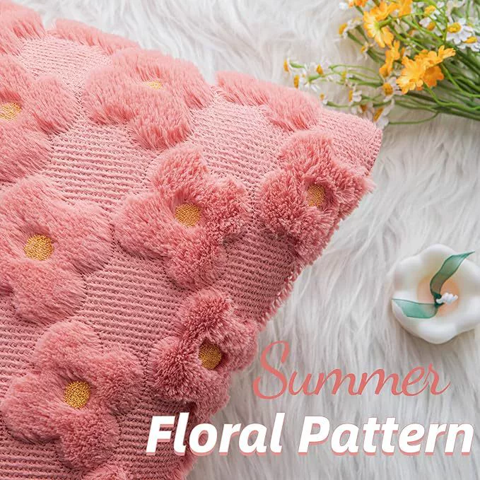Summer pillow, pillowcase, sofa for home use, flowered