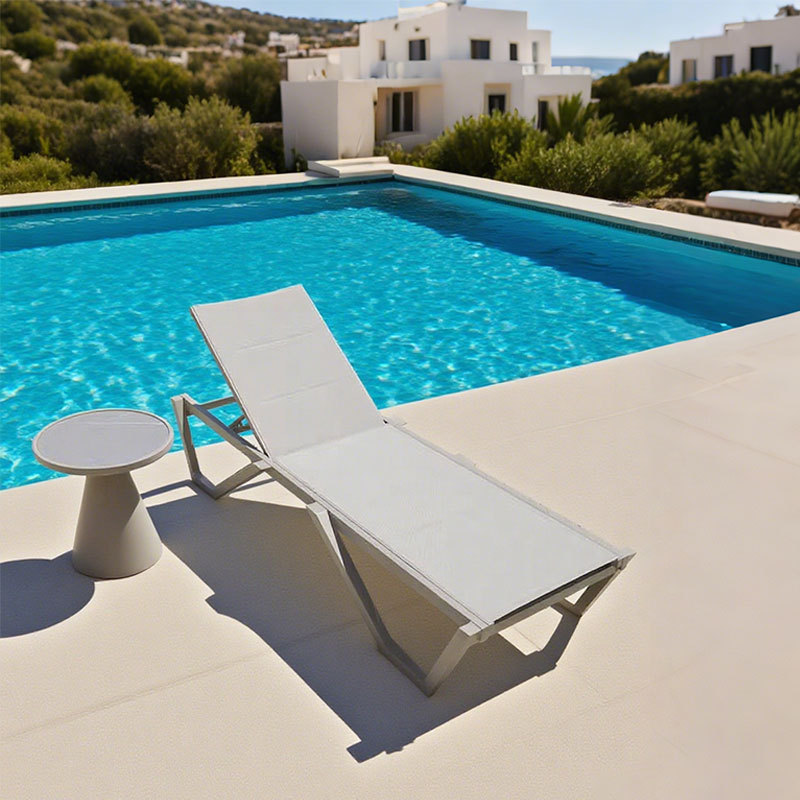 Piscina al aire libre Hotel Residencial piscina ocio sillón impermeable patio al aire libre frente al mar silla de playa al por mayor