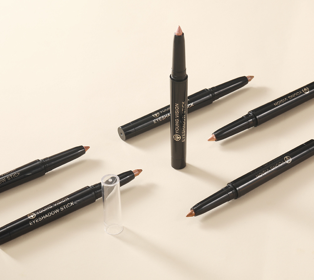 YOUNG VISION 6-color Eyeshadow Pen set: Pearlescent Rotating Eyeshadow stick for easy coloring, brightening and contouring undefined