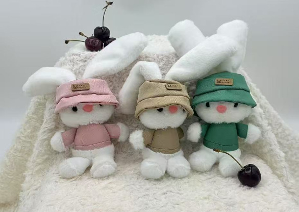 遮阳帽兔子 / 精品4寸多颜色的随机发[单款20起批】