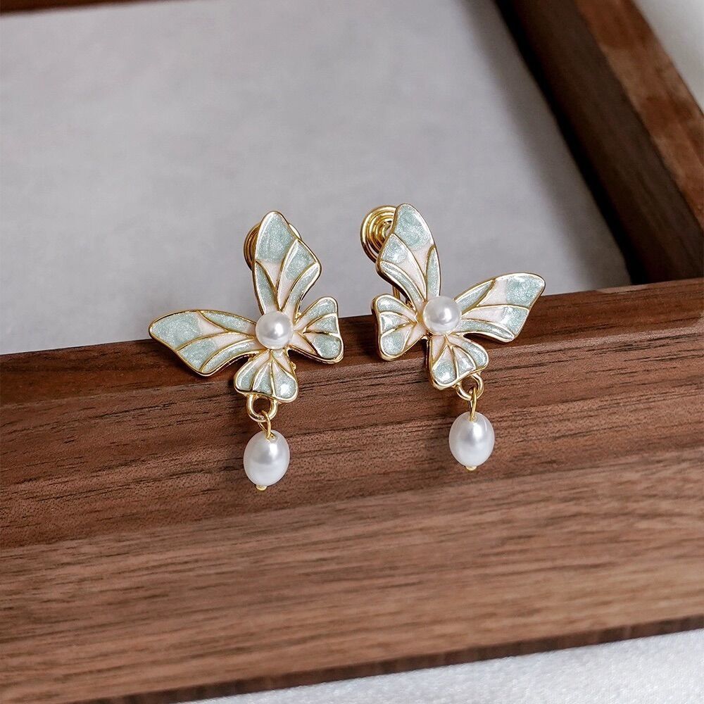 Mori eardrops nicho diseño mosquito bobina clip de oreja pendientes populares para las mujeres