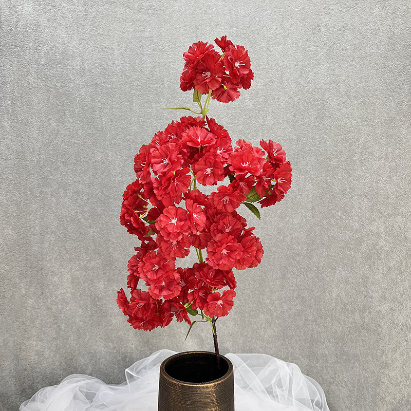 Flores de cerezo artificiales coloridas, ideales para bodas, estudios o decoración de arcos