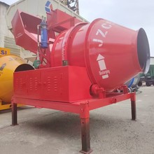 JZM750混凝土搅拌机 云开全爬可移动搅拌机 四轮摩擦滚筒搅拌机
