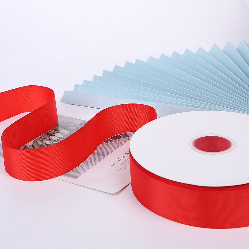 Suministro directo de fábrica 0,3 cm-5cm hilo grueso cinturón ropa textiles para el hogar Accesorios embalaje gran Cinta Roja al por mayor