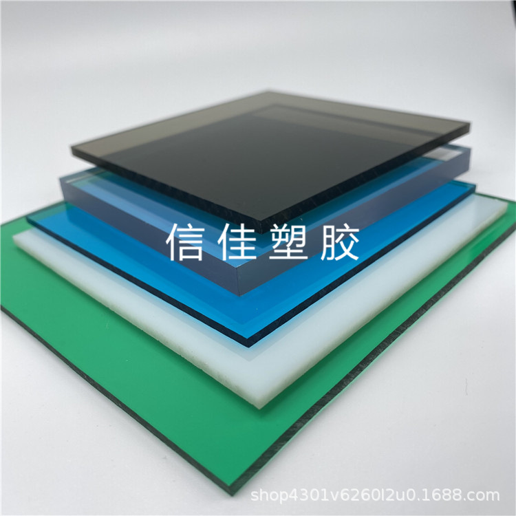 透明PC耐力板2/3/4/5mm阳光板防雨棚采光板1.22/1.56/1.82/2.1米