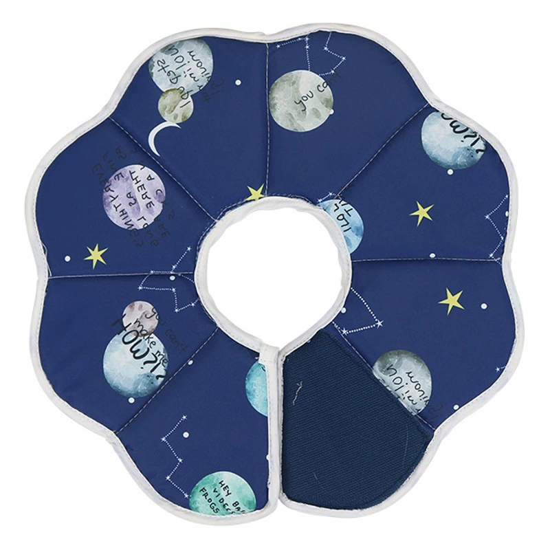 Складной элизабетанский воротник для кошек, защитный воротник для котят, воротник для стерилизации, воротник от укусов и вылизывания.