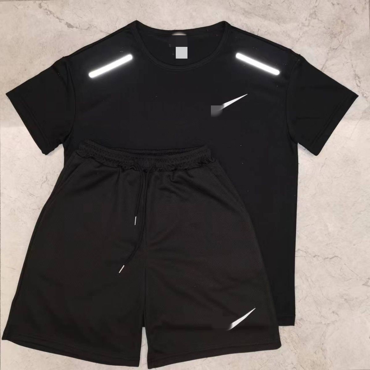 Camiseta americana Traje de entrenamiento para estudiantes deportivos Traje de carrera para hombres y mujeres de pista y campo de manga corta Ropa deportiva de baloncesto de fitness