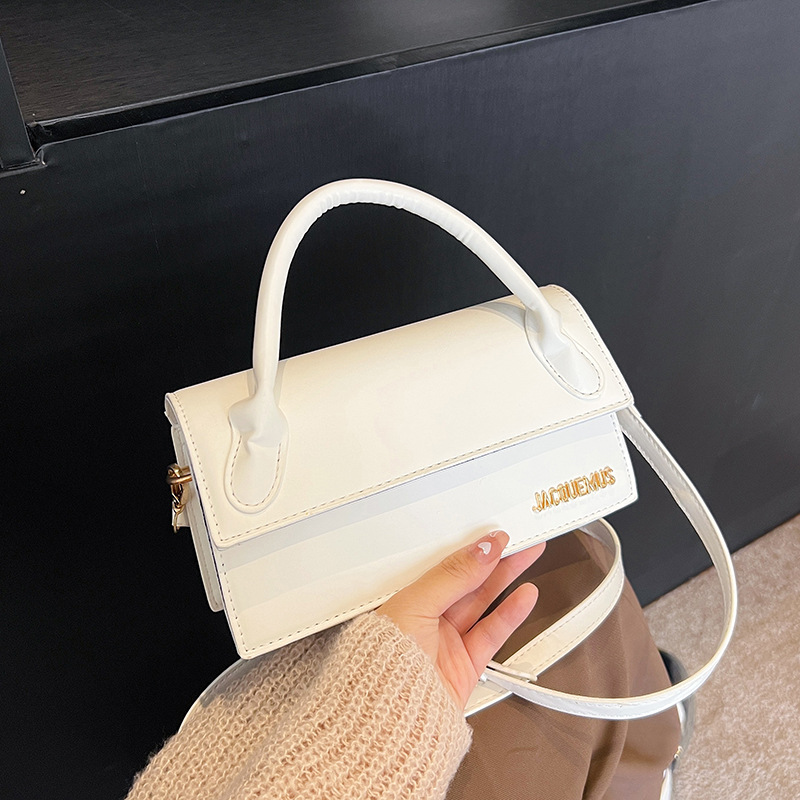 Bolsos de hombro transfronterizos, letras de estilo occidental para mujer, bolsos de alta calidad, tendencias de moda, bolsos de mensajero casuales simples y versátiles