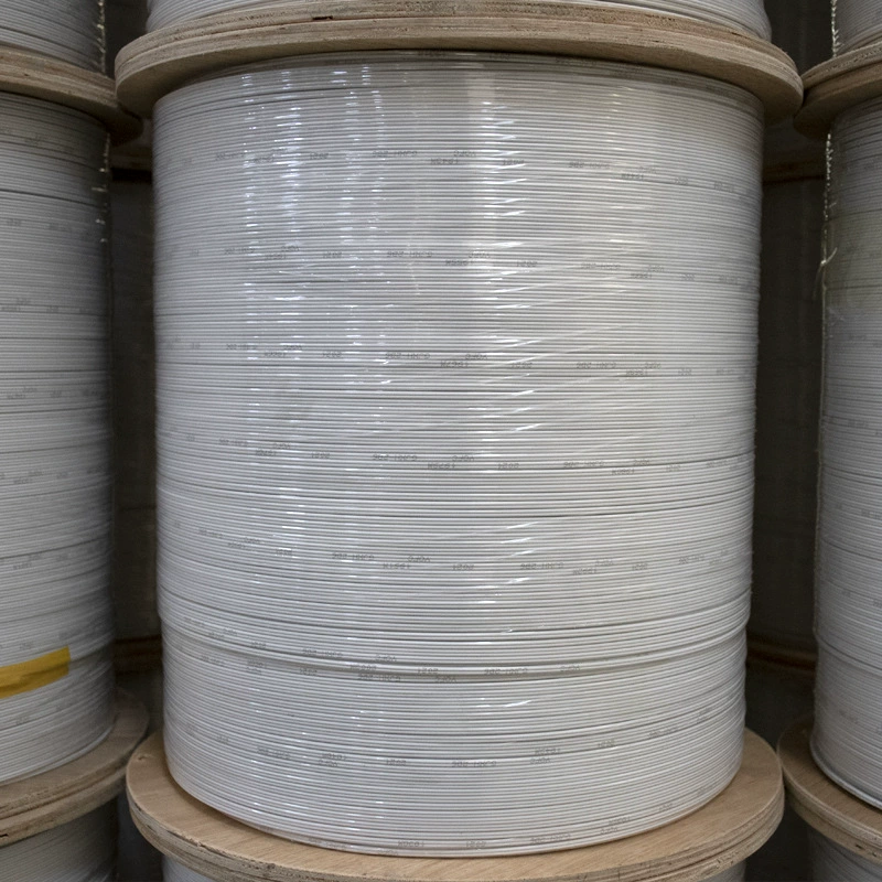 Двухъядерная внутренняя нить GJXH-2B 2-ядерная 2 стальных провода FTTH кожаная волокно оптоволокно GJXH оптоволоконная линия бабочка кожаная