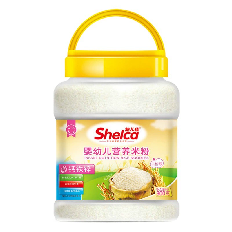 Shierjia большая бочка рисовой муки детское питание добавка рисовая паста 800 г порошок хлопья различные формулы оптом