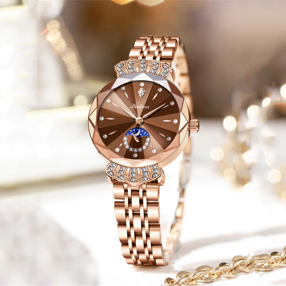 Elegant Geometric Jewelry Buckle Quartz Women's Watches display picture 5