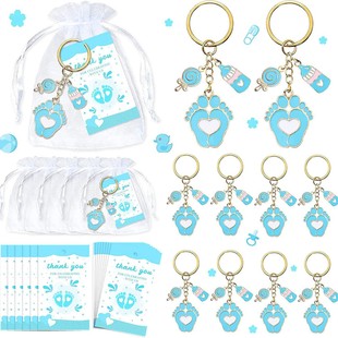 Cross-border super explosive baby bottle clothes baby feet pendant children DIY free matching pendant DIY key pendant
