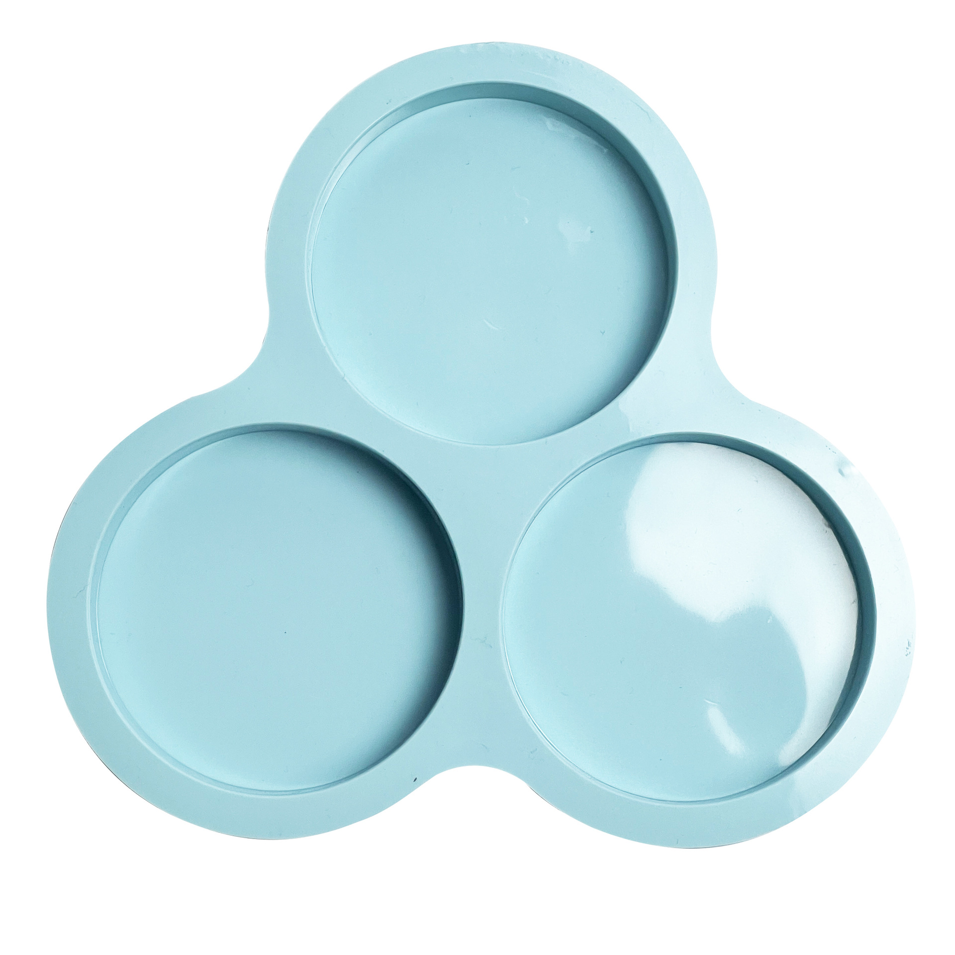 Molde Redondo para Huevos de 3 Cavidades de Silicona image 5
