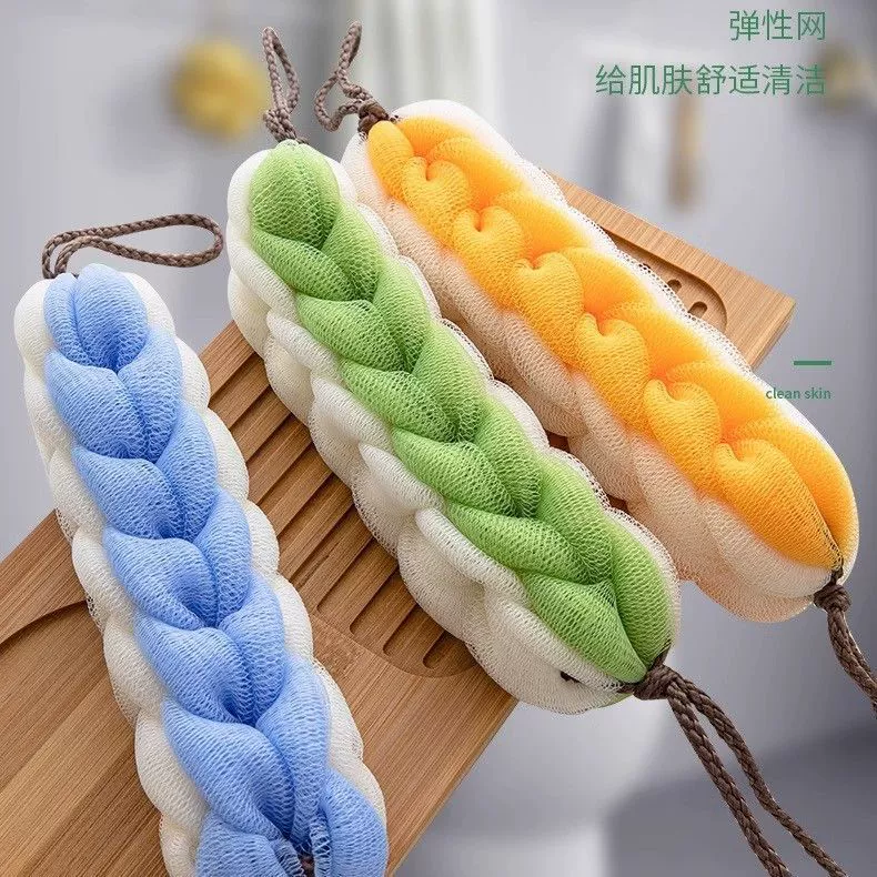 Larger and thicker bath strips, pull back strips to keep the strips from falling apart, durable bath bouquets, large super soft bathing back rubs, wholesale bubbles